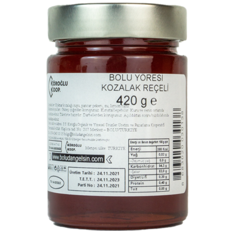 BOLU YÖRESİ KOZALAK REÇELİ 380gr