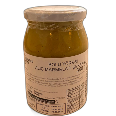 BOLU YÖRESİ ALIÇ MARMELATI ŞEKERSİZ